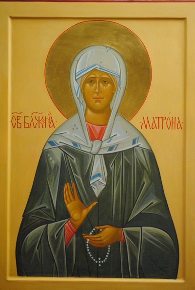 Saint Matrona of Moscow by Anonymous Russian icon painter