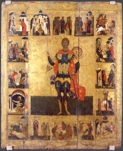 Saint Nicetas the Goth, 16th century by Anonymous Russian icon painter
