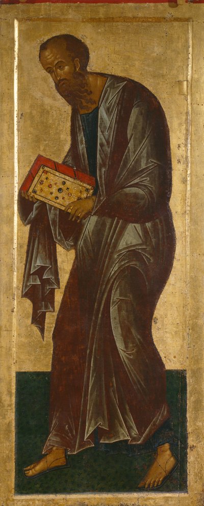 The Apostle Paul From the Deesis Range, 1497 by Anonymous Russian icon painter