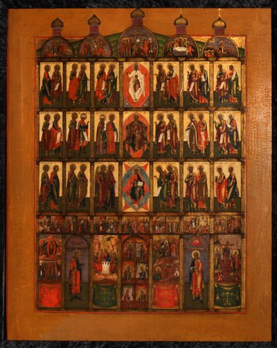 The Iconostasis by Anonymous Russian icon painter