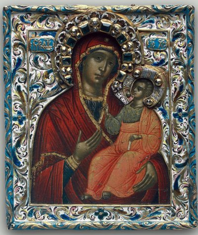 The Theotokos of Tikhvin by Anonymous Russian icon painter