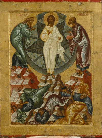 The Transfiguration of Jesus by Anonymous Russian icon painter