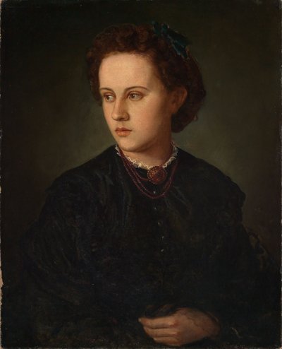 Portrait of a Girl by Anselm Feuerbach
