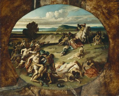 The Battle of the Amazons by Anselm Feuerbach