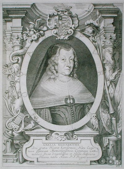 Amalie Elisabeth of Hanau-Muntzenberg (1602-51) from 