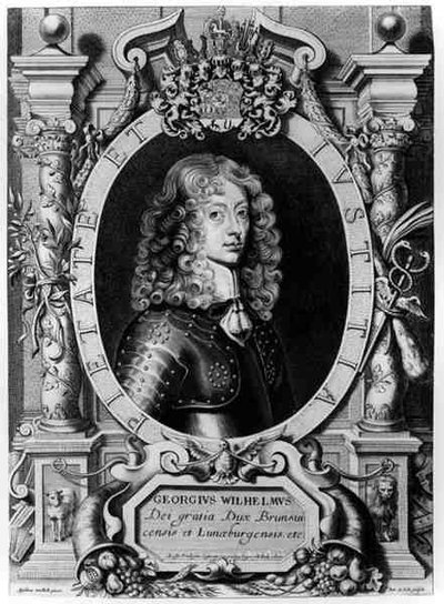 Portrait of George Wilhelm, Elector of Brandenburg (1595-1640), engraved by Petr de Iode by Anselmus van Hulle