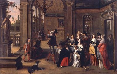 A Game of Forfeits by Anthonie (circle of) Palamedesz