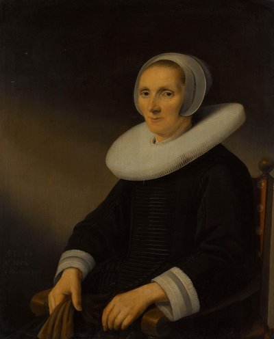 Portrait of a Woman, Probably Jacobmina de Grebber (?-1666) by Anthonie Palamedesz