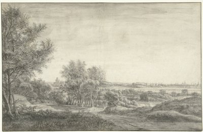 View from the Dunes of Haarlem with the Ruins of the Huis te Kleef by Anthonie Waterloo
