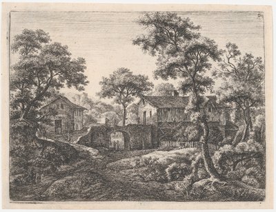The Gateway, 17th century by Anthonie Waterloo