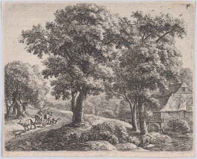 The Herdsman and the Mill by Anthonie Waterloo