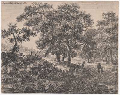 The Three Trees, 17th century by Anthonie Waterloo