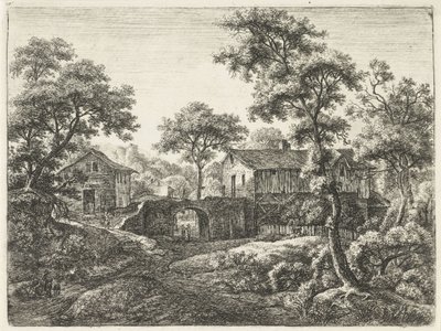 Village Gate (Landscapes, Series A) by Anthonie Waterloo