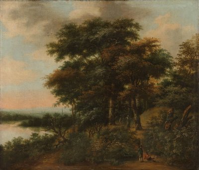 Wooded Landscape by Anthonie Waterloo