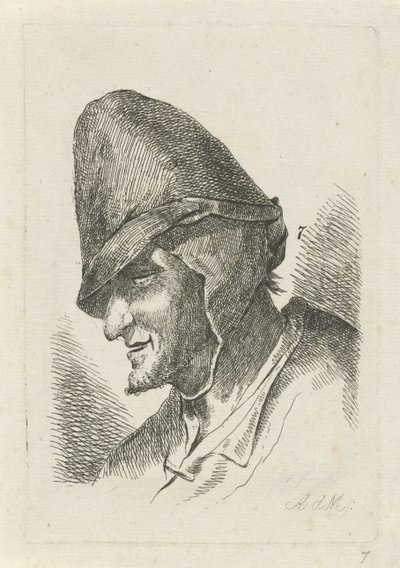 Man with High Hat by Anthonie Willem Hendrik Nolthenius de Man