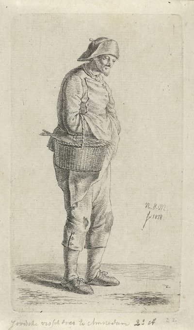 Fish Seller by Anthonie Willem Hendrik Nolthenius de Man