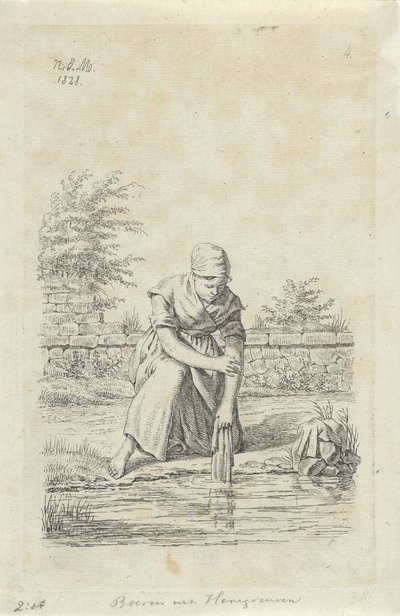 Washing Woman from Hainaut (Farmers and Farmer