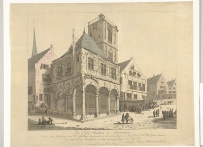 The Old Town Hall of Amsterdam, 1641 by Anthonie van den Bos