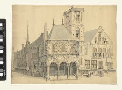 The Old Town Hall of Amsterdam, 1641 by Anthonie van den Bos