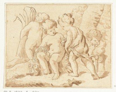 Four Seasons Represented by Four Children by Anthonie van den Bos