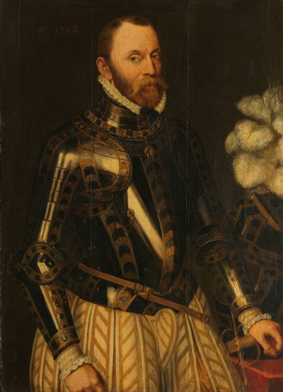 Portrait of Philippe de Montmorency, Count of Horne, Admiral of the Netherlands, Member of the Council of State by Anthonis Mor (copy after)