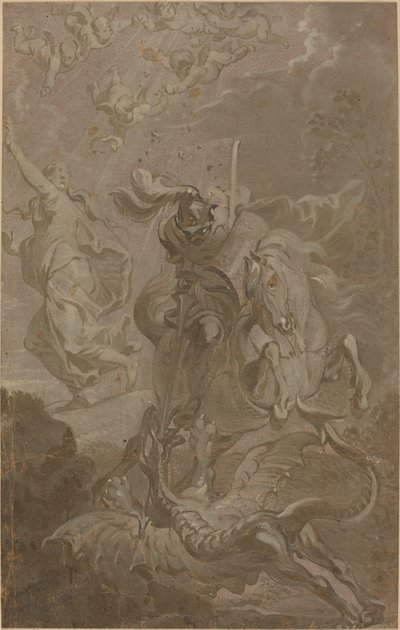 Saint George and the Dragon by Anthonis Sallaert