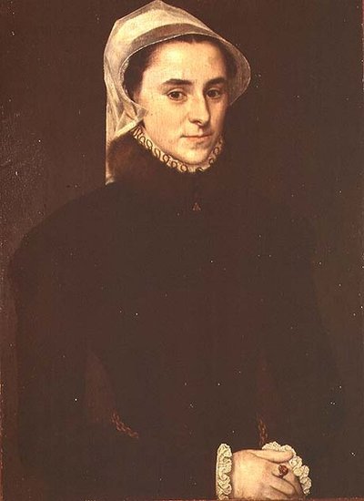 Portrait of Jeanne Lullier by Anthonis Mor van Dashorst