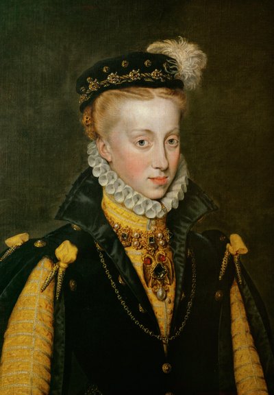 Queen Anna of Spain, Fourth Wife of King Philip II by Anthonis van Dashorst (c.1519-1576/77) Mor