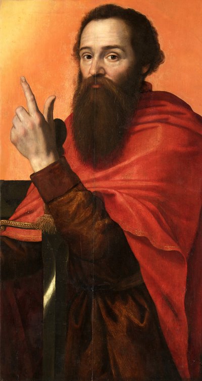 Saint Paul by Anthonis Mor van Dashorst