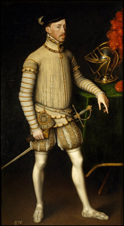 Portrait of Holy Roman Emperor Maximilian II of Austria (1527-1576) by Anthonis Mor van Dashorst