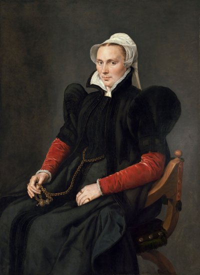 Portrait of a Seated Woman by Anthonis van Dashorst (c.1519 1576/77) Mor