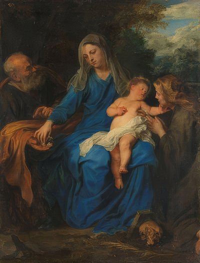 The Holy Family with Mary Magdalene. Around 1620 - Around 1700 by Anthony van Dyck