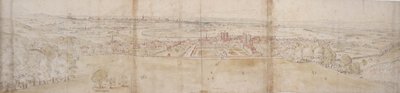 Greenwich Palace and London from Greenwich Hill by Anthonis van den Wyngaerde