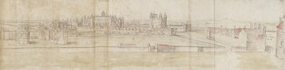 Hampton Court Palace from the North by Anthonis van den Wyngaerde