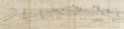 Hampton Court Palace from the North by Anthonis van den Wyngaerde