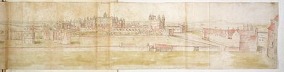 Hampton Court Palace from the North by Anthonis van den Wyngaerde