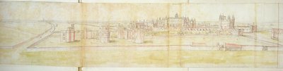 Hampton Court Palace from the North by Anthonis van den Wyngaerde