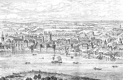 London from Temple Bar to Charing Cross, 1543-1897 by Anthonis van den Wyngaerde