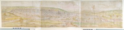 Panoramic View of Brussels from the North, 1558 by Anthonis van den Wyngaerde
