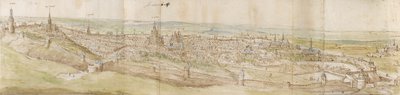 Panoramic View of Leuven from the North-West by Anthonis van den Wyngaerde