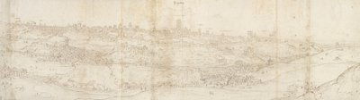 Panoramic View of Segovia from the East by Anthonis van den Wyngaerde