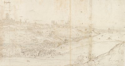Panoramic View of Segovia from the East by Anthonis van den Wyngaerde