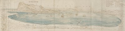 Panoramic View over the Bay of Gibraltar by Anthonis van den Wyngaerde
