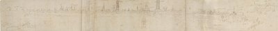 Preliminary Sketch for a View of Bruges from the South-West by Anthonis van den Wyngaerde