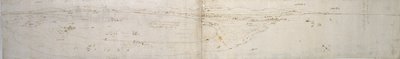 Sketch of the Lagoon of Valencia, la Albufera and adjacent coast and countryside by Anthonis van den Wyngaerde