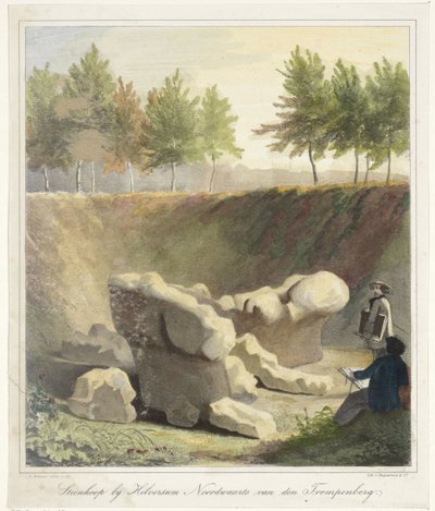 Draftsmen at Archaeological Excavation by Anthonius Brouwer