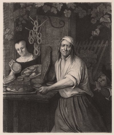 Baker Arent Oostwaard and His Wife Catharina Keizerswaard by Anthony Cornelis Cramer