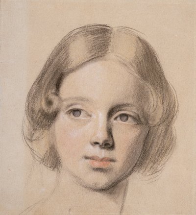 Head of Emma Sandys by Anthony Frederick Augustus Sandys