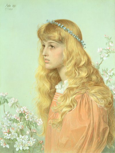 Portrait of Miss Adele Donaldson by Anthony Frederick Augustus Sandys