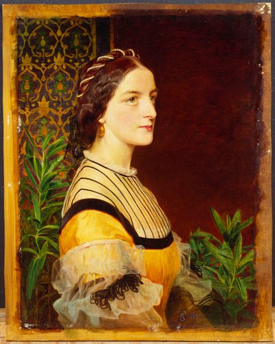 Portrait of a Lady, Head and Shoulders, 1860 by Anthony Frederick Augustus Sandys